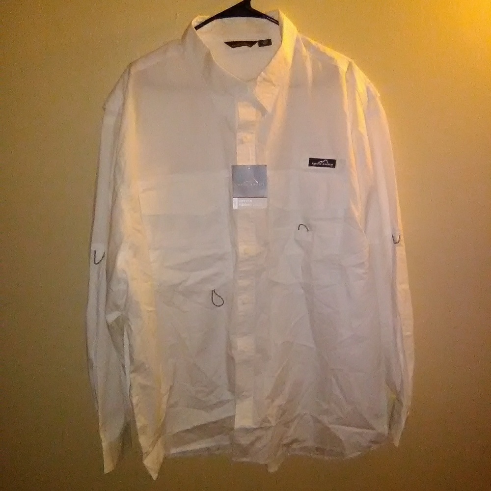 Eddie Bauer Mens 2xl and 4xl cotton fishing shirt